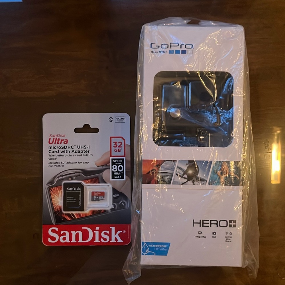 GoPro Hero+ with SanDisk Ultra 32 GB